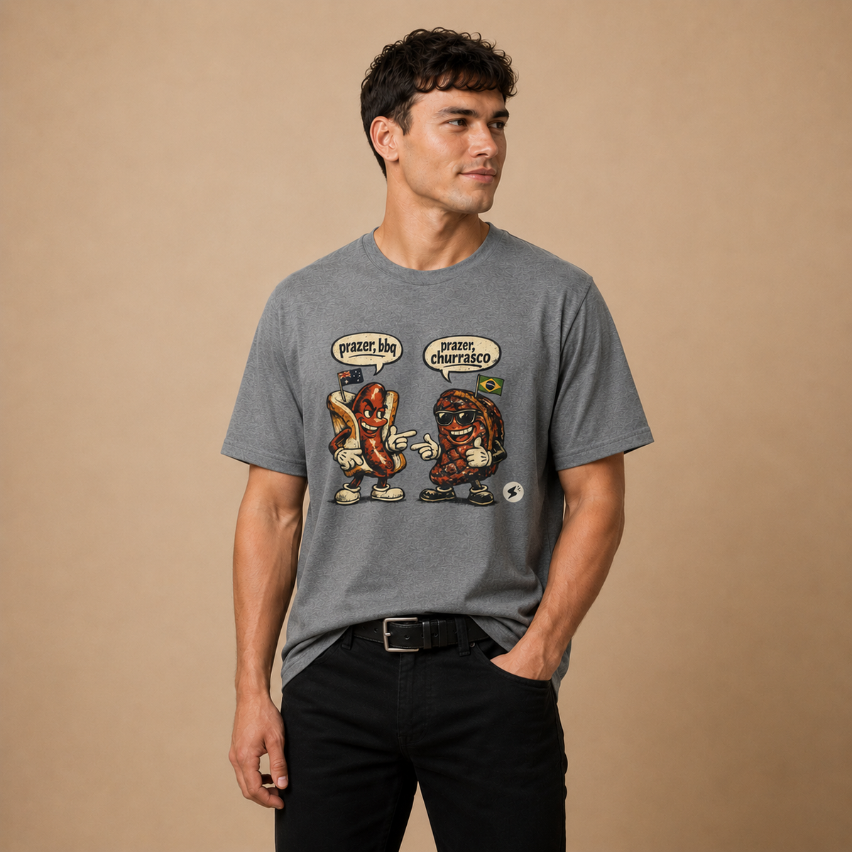 BBQ ou Xurras? - Male Tee