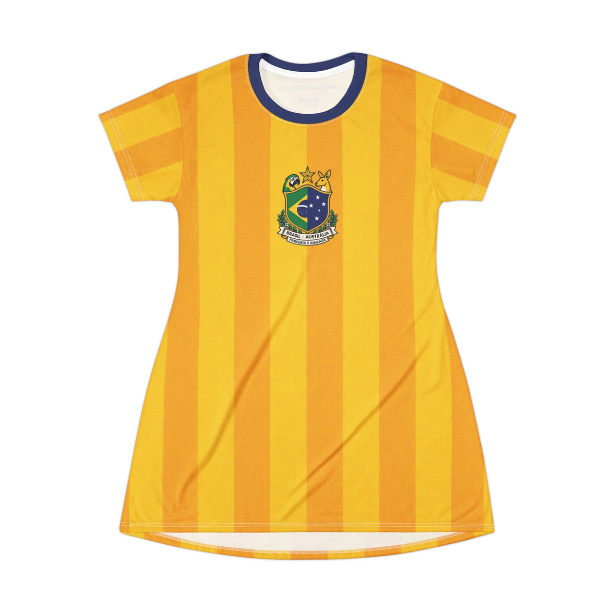 Brazil X Australia Female T‑Shirt Dress